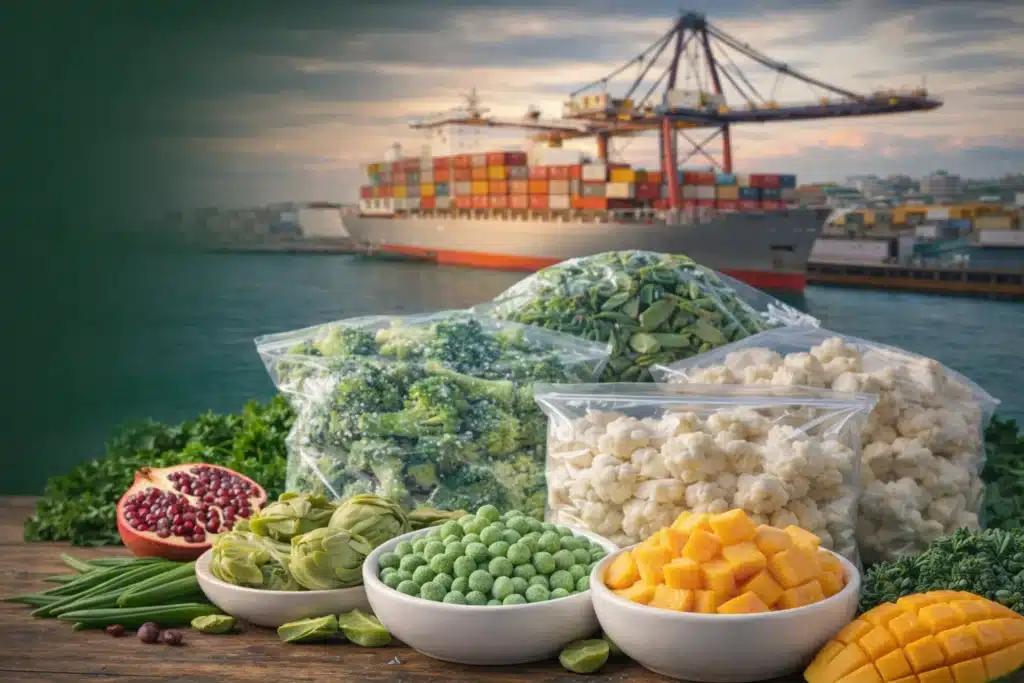 Reliable global export delivering premium frozen products worldwide.